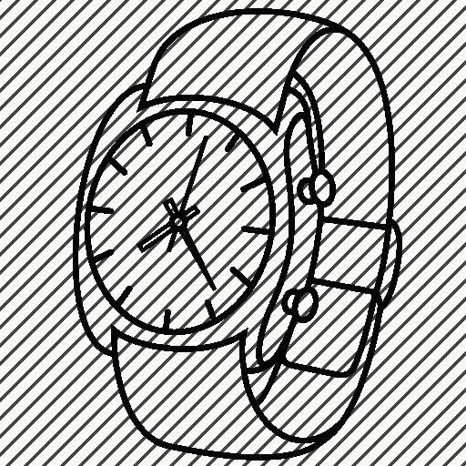 Нарисовать часы наручные