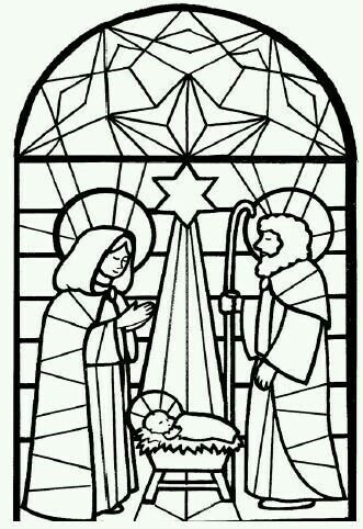 Витраж раскраска для детей