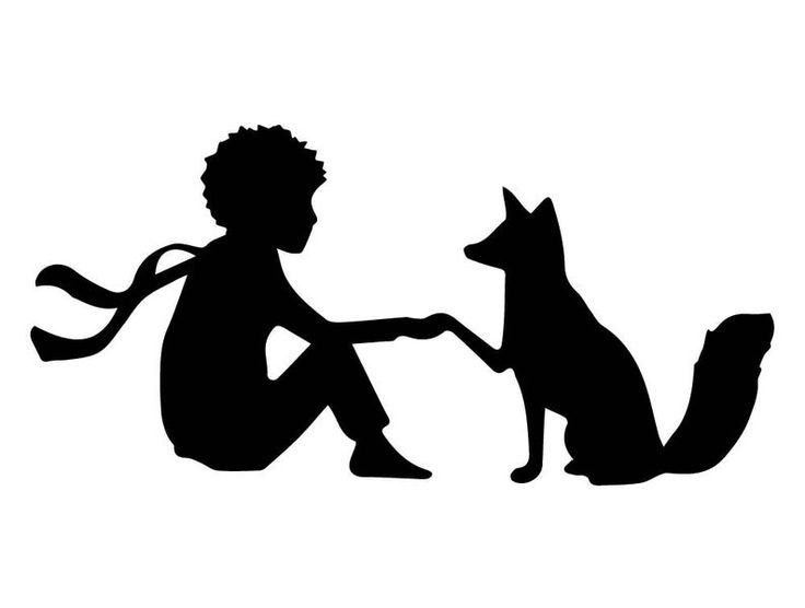 Маленький принц силует