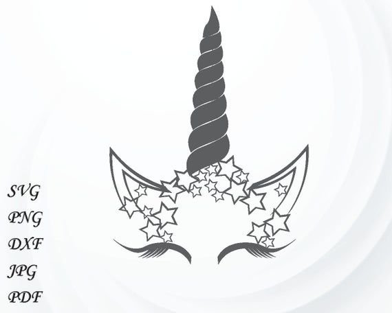 Единорожка трафарет