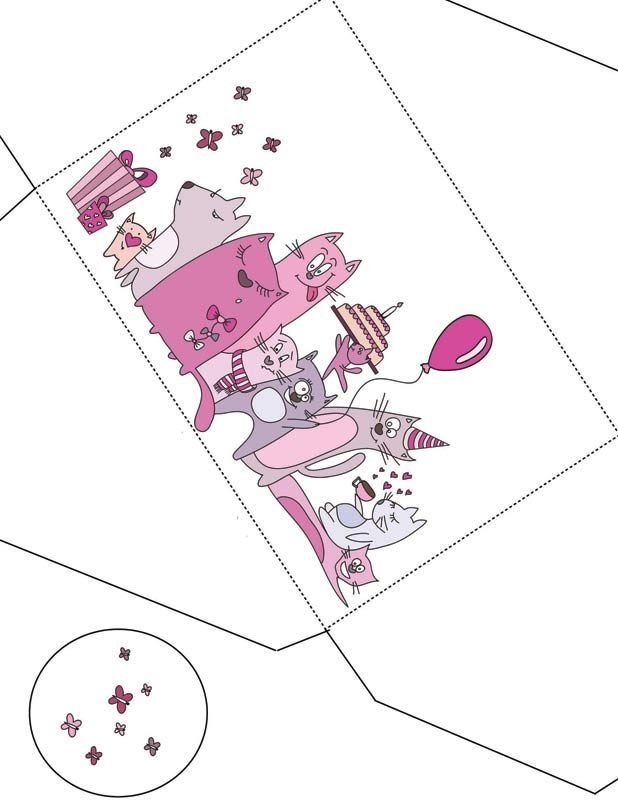 Рисунок на конверт для денег