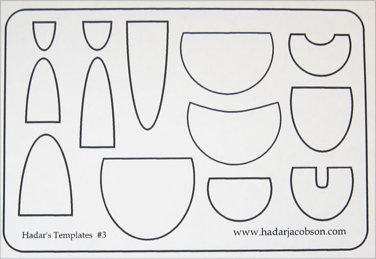 Шаблоны для полимерной глины