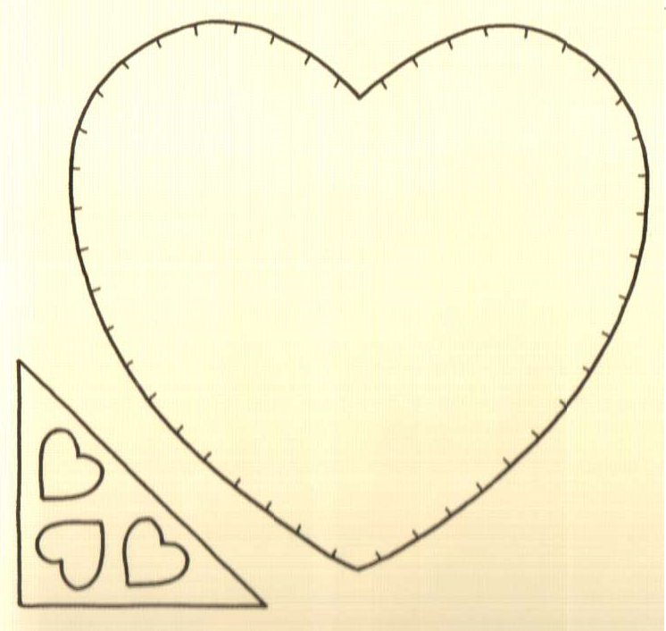 Сердечко шаблон