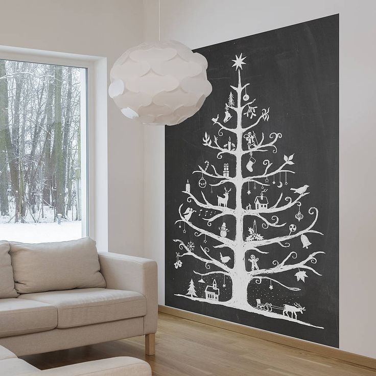 Вырезная елка на стену