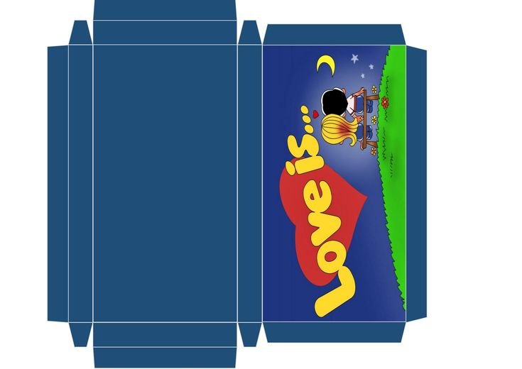 Макет упаковки шоколадки