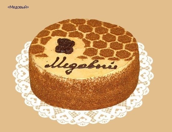 Трафарет для медового торта