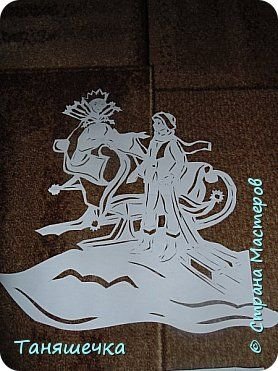 Вытынанка сани снежной королевы