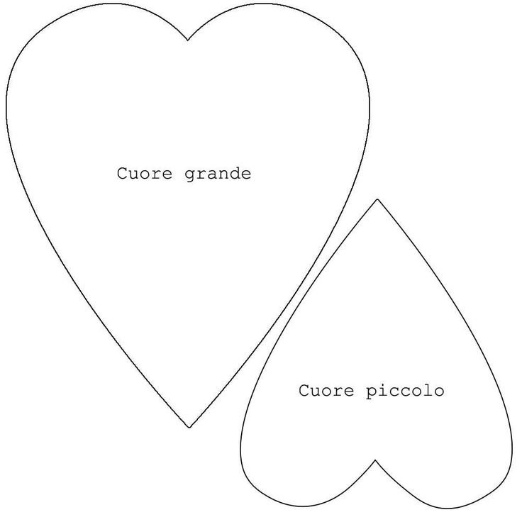 Сердечко Тильда выкройка