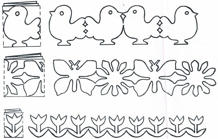 Симметричное вырезание для детей