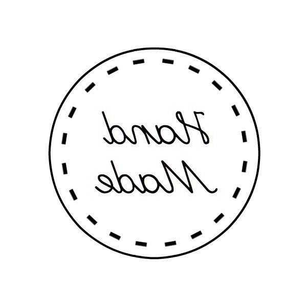 Бирка хенд мейд шаблон для печати