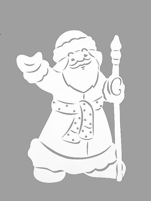 Дед Мороз на окно