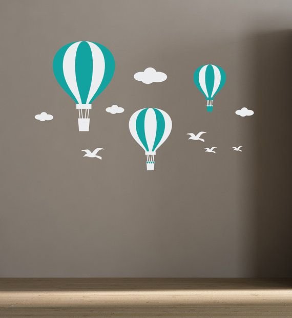 Воздушный шар в декоре стен