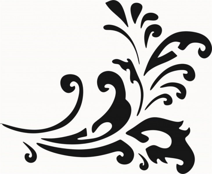 Трафареты узоров для вырезания