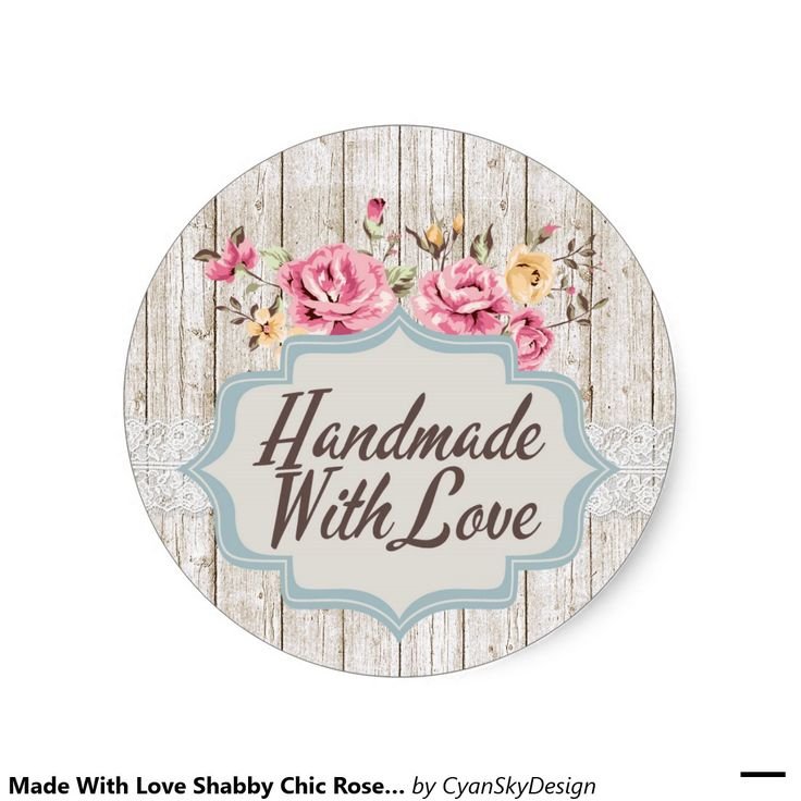 Стикер ручная работа