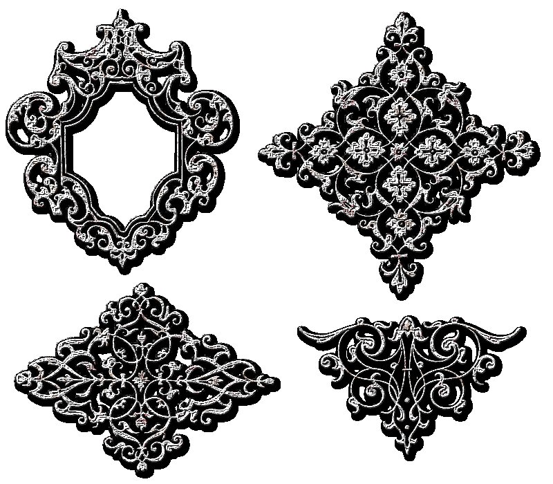 Серебряный узор