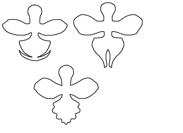 Выкройка орхидеи фаленопсис