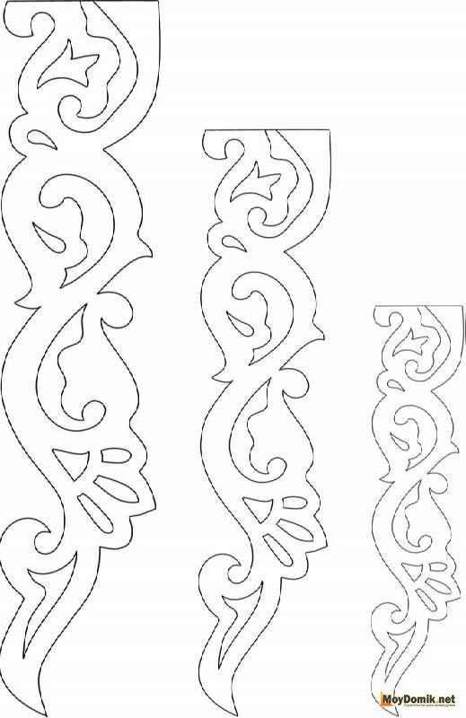 Трафареты на окна угловые