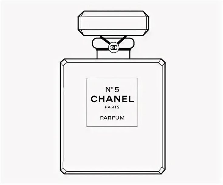 Раскраски духи Coco Шанель
