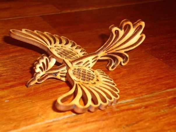 Пропильная резьба Жар птица