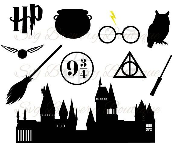 Наклейки в стиле Гарри Поттера