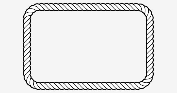 Рамка веревка