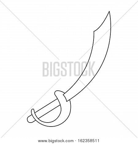 Сабля трафарет