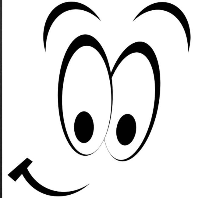 Глаза мультяшные