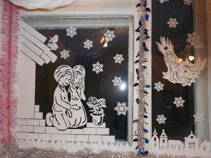 Новогодняя сказка на окне