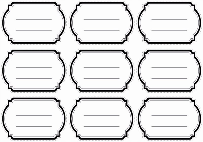 Наклейки на баночки