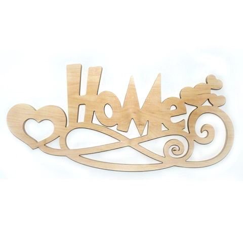 Трафарет слово Home