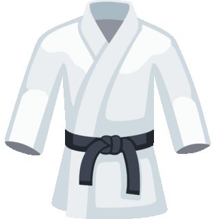 Кимоно на белом фоне