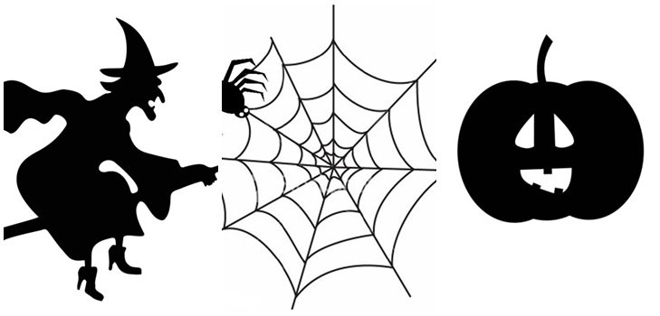 Трафареты для Хэллоуина
