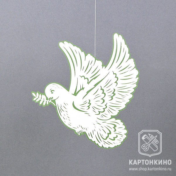Ажурное вырезание птицы