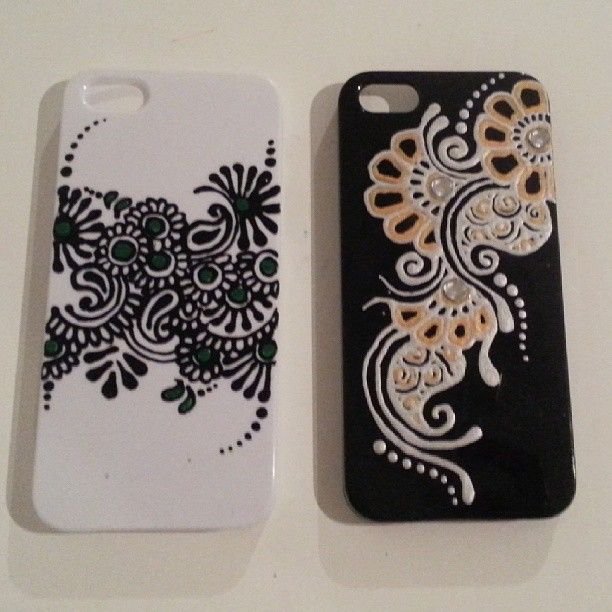 Узоры для росписи чехла телефона