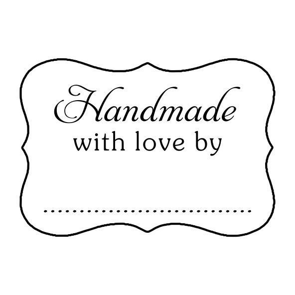 Этикетка Handmade