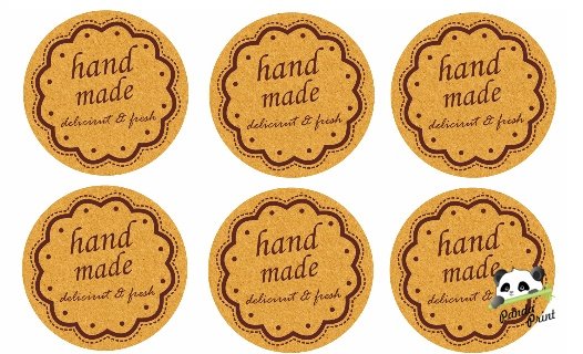 Этикетка Handmade