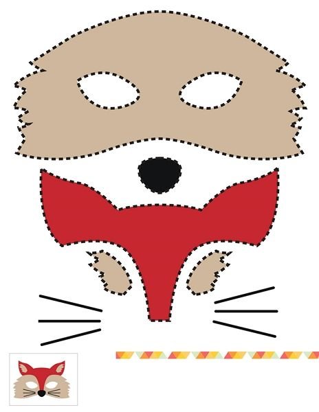 Маски для дошкольников