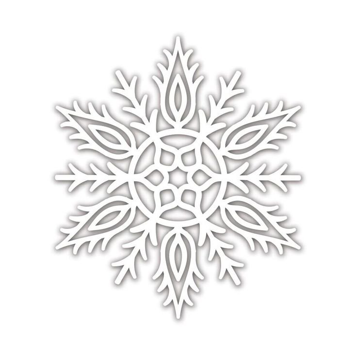 Ажурные снежинки на окна