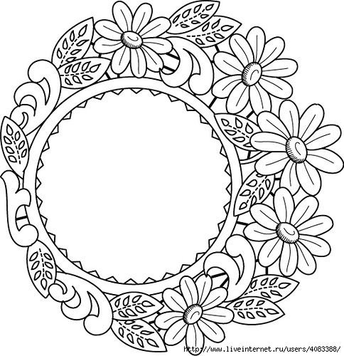 Трафареты для вышивки Ришелье