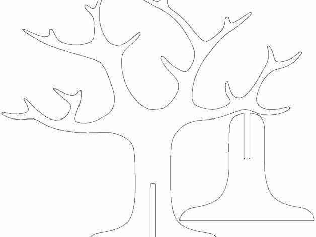 Дерево из картона