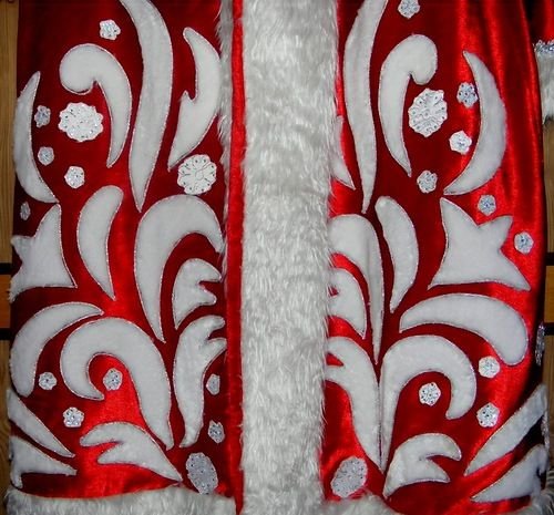 Дед Мороз костюм с узорами