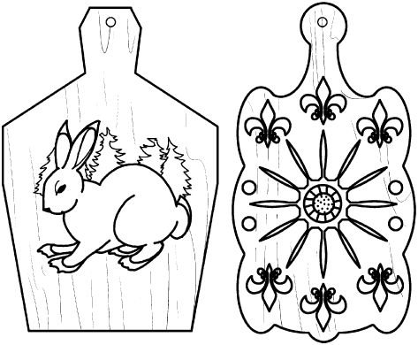 Роспись кухонных досок