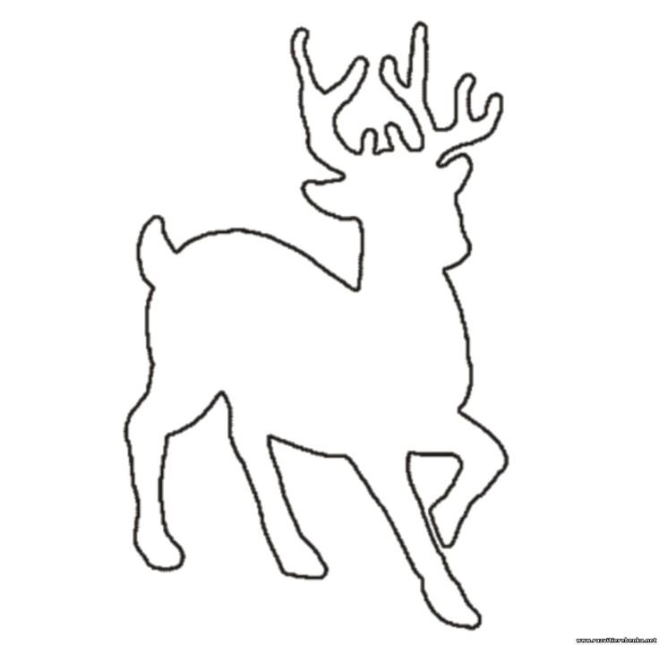 Трафарет "олени"