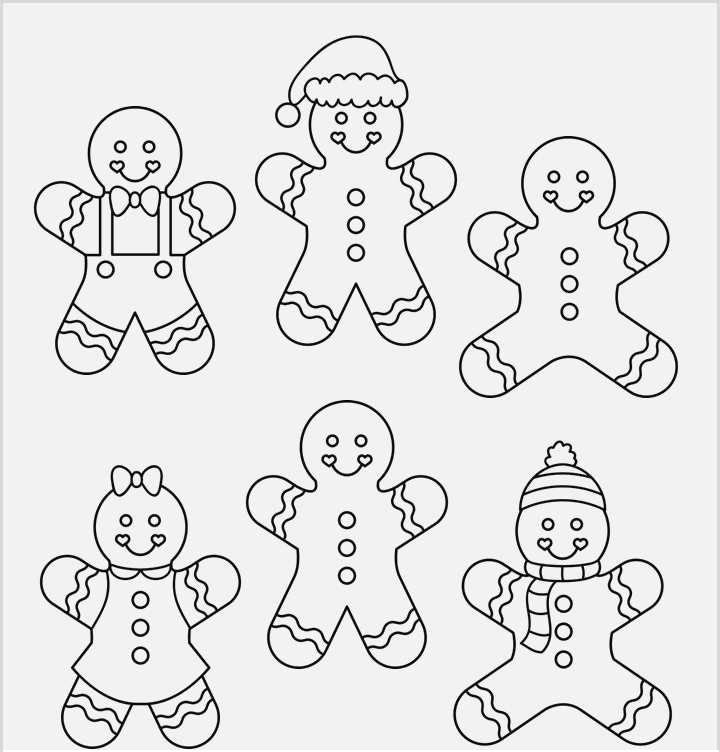 Пряничный человечек трафарет для пряника