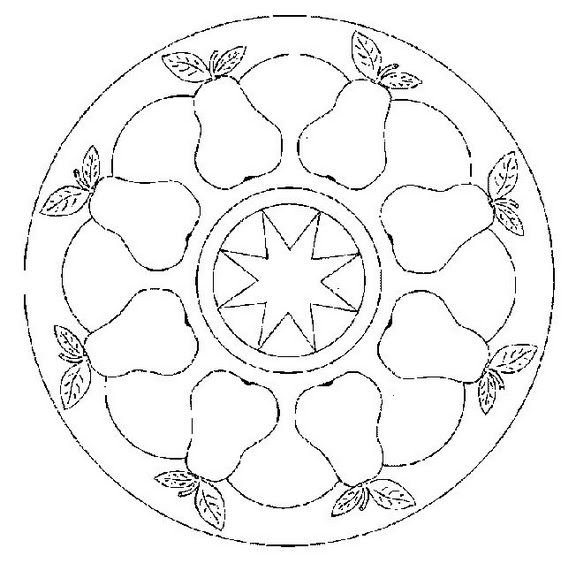 Узор в круге