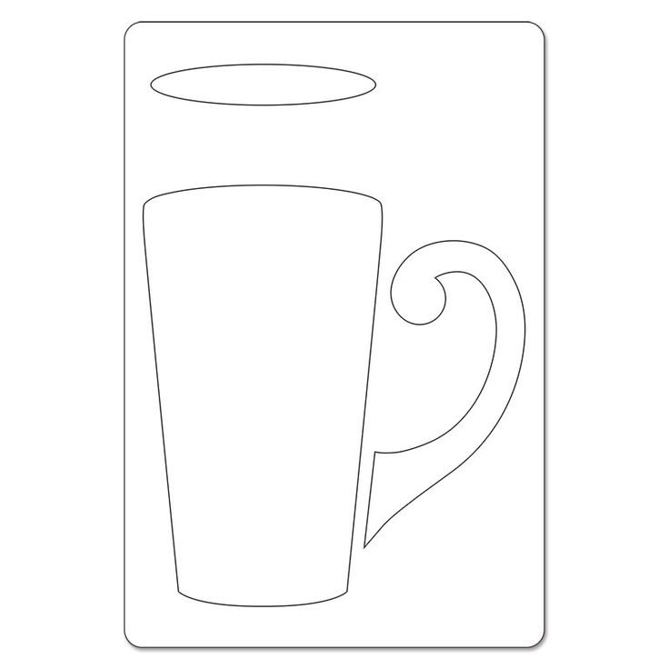 Кружки трафарет для вырезания