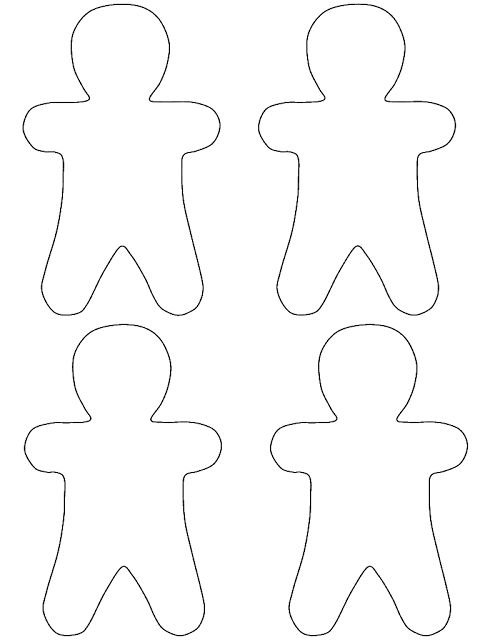 Форма имбирного человечка