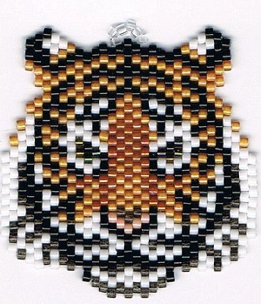 Плетения кирпичным стежком