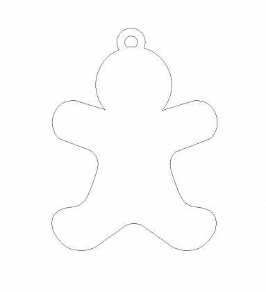 Трафареты для пряников новогодние