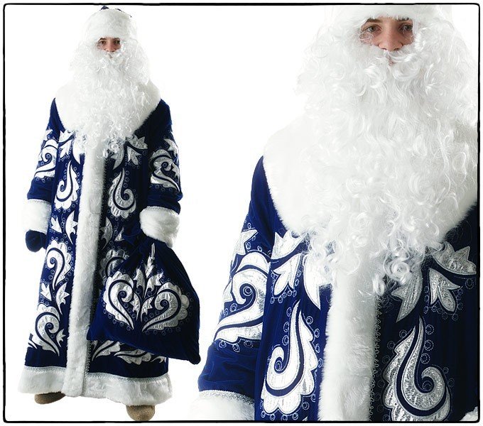 Узор на шубе Деда Мороза